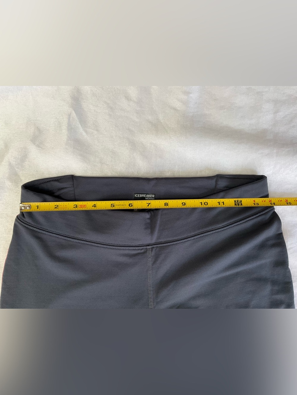 Icebreaker Charcoal Gray Merino-Blend Performance Leggings - Picture 4 of 7